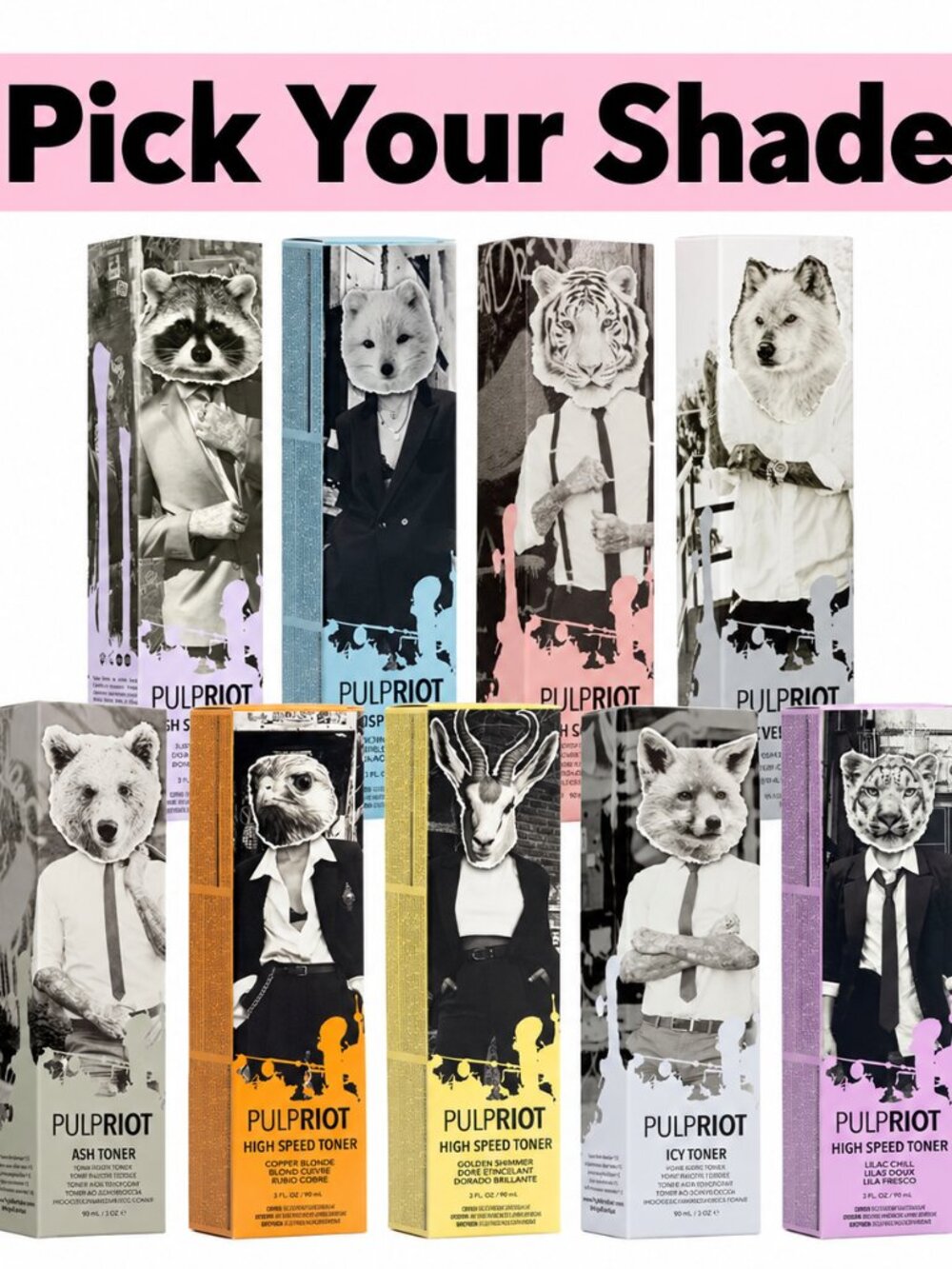 Pulp Riot High Speed Toner 3 oz (Choose Your Color)